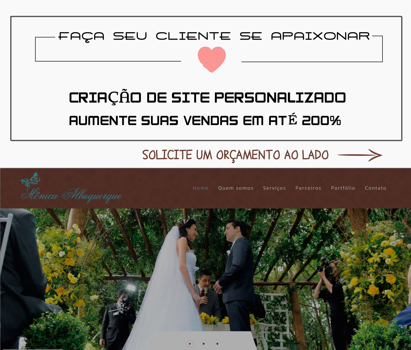 orçamento criação de site