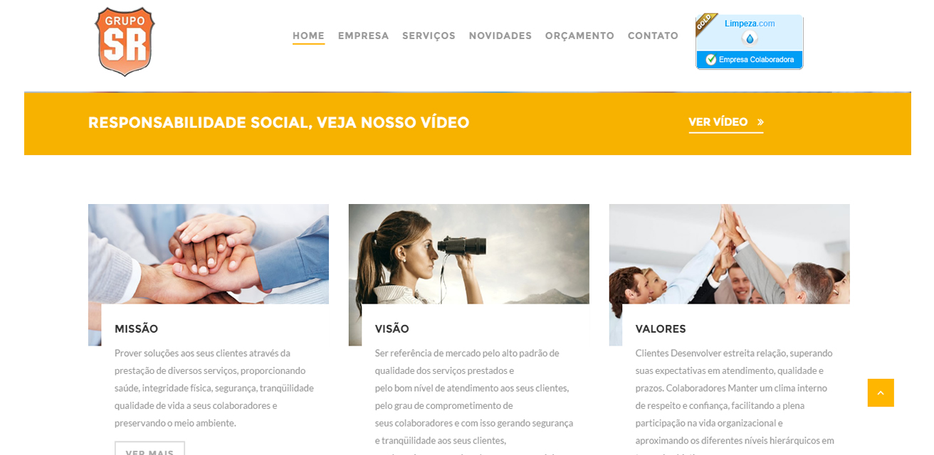 orçamento criação de site